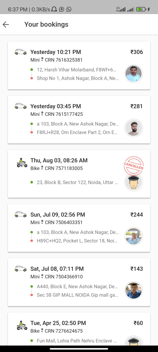 ManishMishra_'s tweet photo. @ola_supports hi kindly update me on the process of yours because as per my knowledge and concern cab service doesn't run with a bunch of hooligans.

Driver Pathetic, Asked extra, left in middle of street and charged extra.
Attaching screenshot kindly go through them https://t.co/OXZpwbCPLV