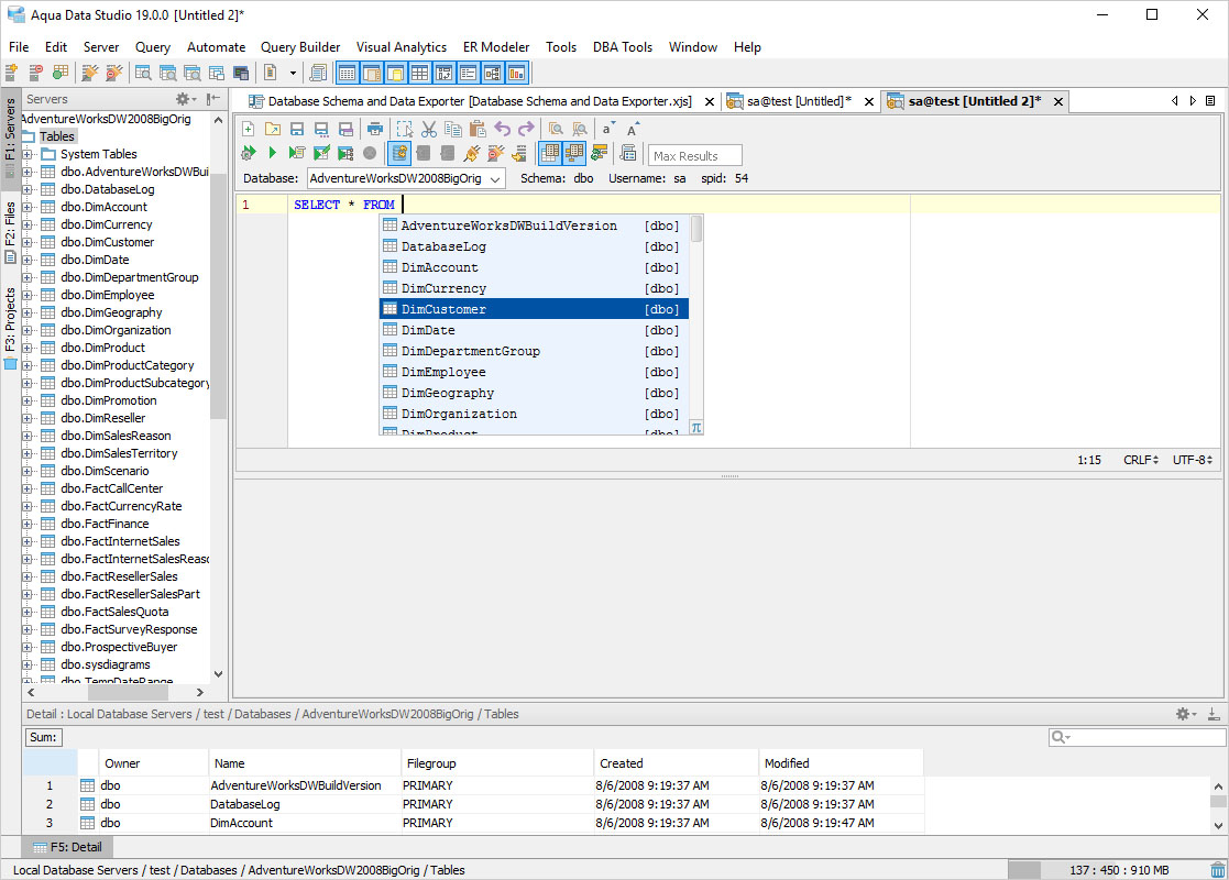 aquafold's tweet image. ⚙️ Elevate SQL Querying with Aqua Data Studio! Streamline your workflow with an advanced Query Analyzer.

🔍Format SQL with Beautify options, view results as Excel sheets, and share via email.

👉Learn more: tinyurl.com/sqlqueryanalyz…   

#AquaDataStudio #sqlquery #datainsights