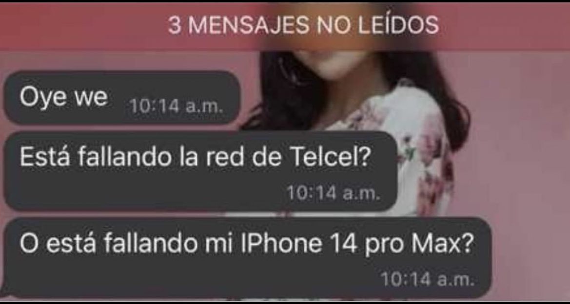 No creo que sea mi iPhone… ¿Ósea?.
