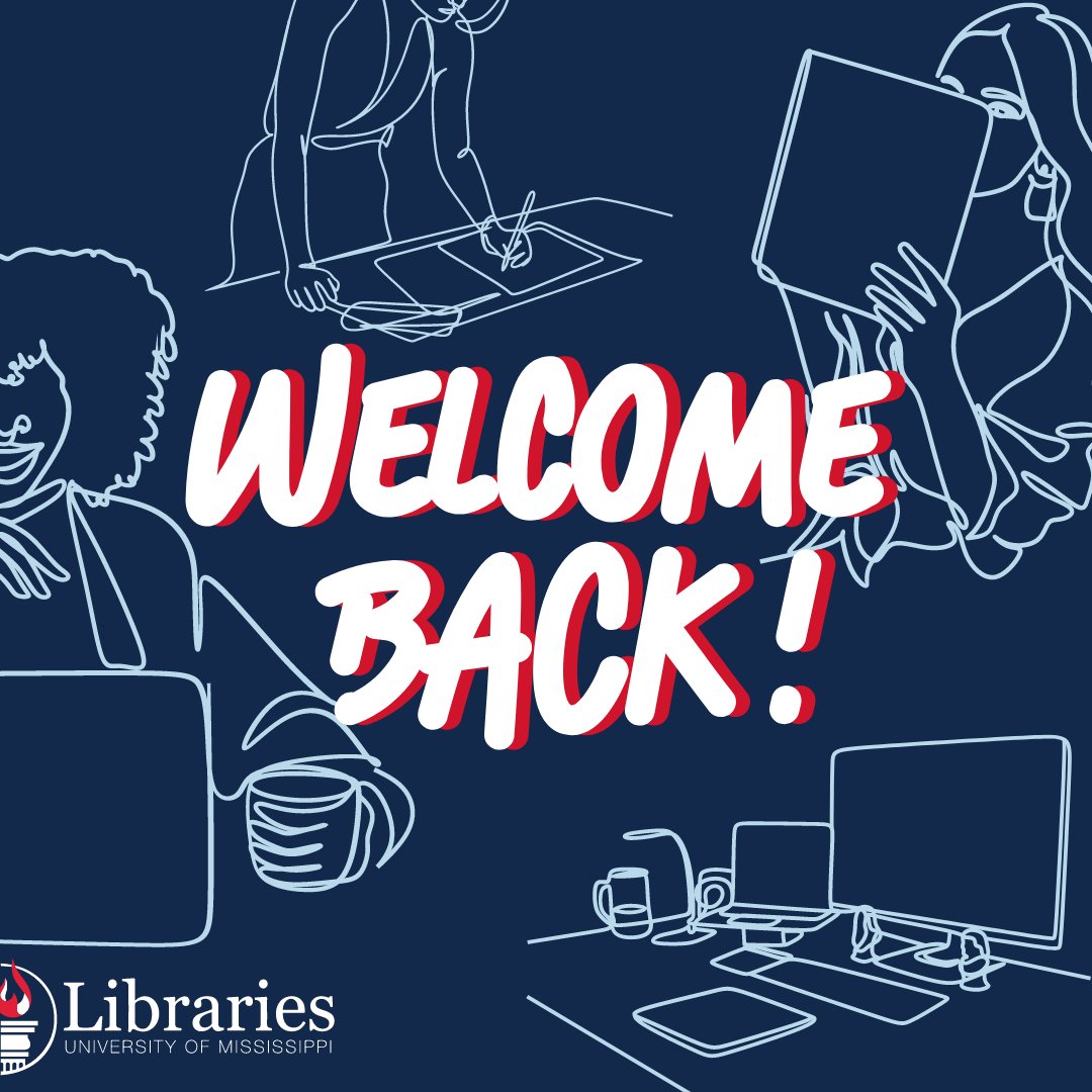 UMLibraries's tweet image. Welcome back, Rebs! We&apos;re open until midnight!