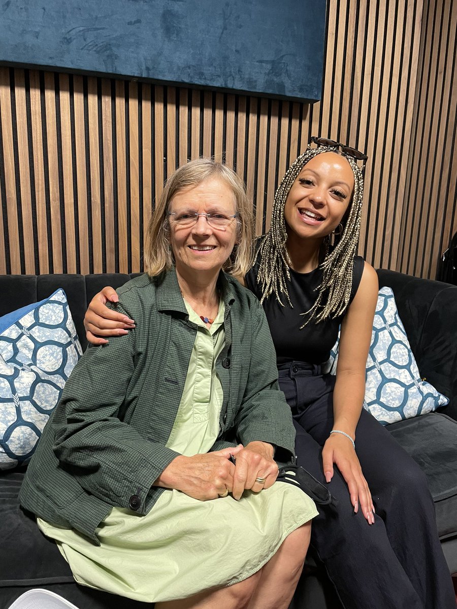 GoAddo's tweet image. #BehindTheScenes Lady V 💙 @vronsta joined us in the studio to wrap up an up and coming  mini series