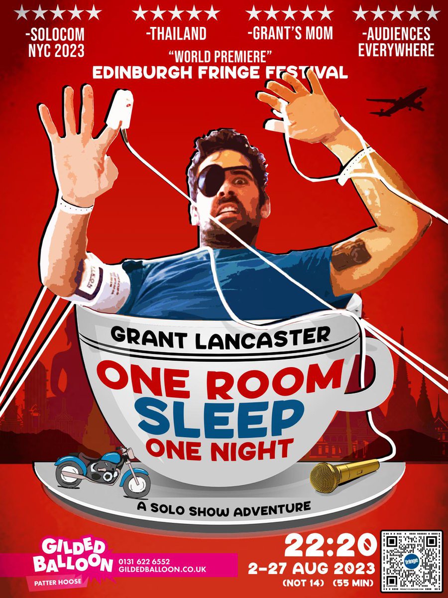 Humans of the Fringe: The people’s story- Grant Lancaster <a href="/1RoomSleep1Nite/">One Room Sleep One Night</a> #edfringe #onemanshow #comedy #storytelling #edinburgh #fillyerboots <a href="/Gildedballoon/">Gilded Balloon</a>