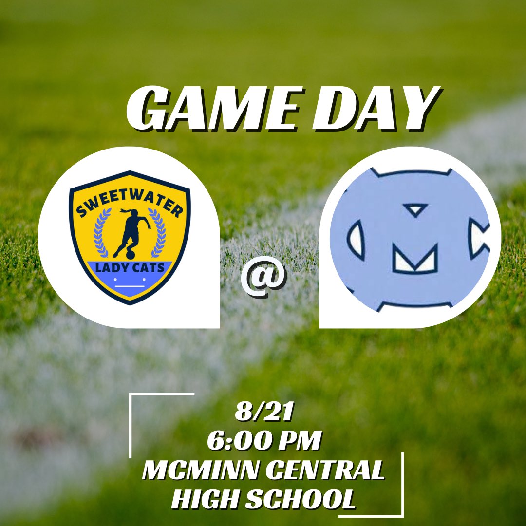 SHSCatsSoccer's tweet photo. It’s game day!!!!!! I missed the first one for our Lady Cats but I’m on top of it today! They travel to McMinn Central for their first district matchup of the season. Kickoff is set for 6pm! https://t.co/FHNtwVQZy6