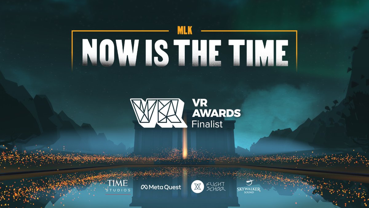 MLK: Now is The Time is a finalist for the @vrawards in the AIXR Social Impact Award category. Thank you for your support and congrats to everyone who made it possible!   #flightschoolstudio #timestudios #metaquest #vrforgood #thankyou #VRAwards #VRA23
