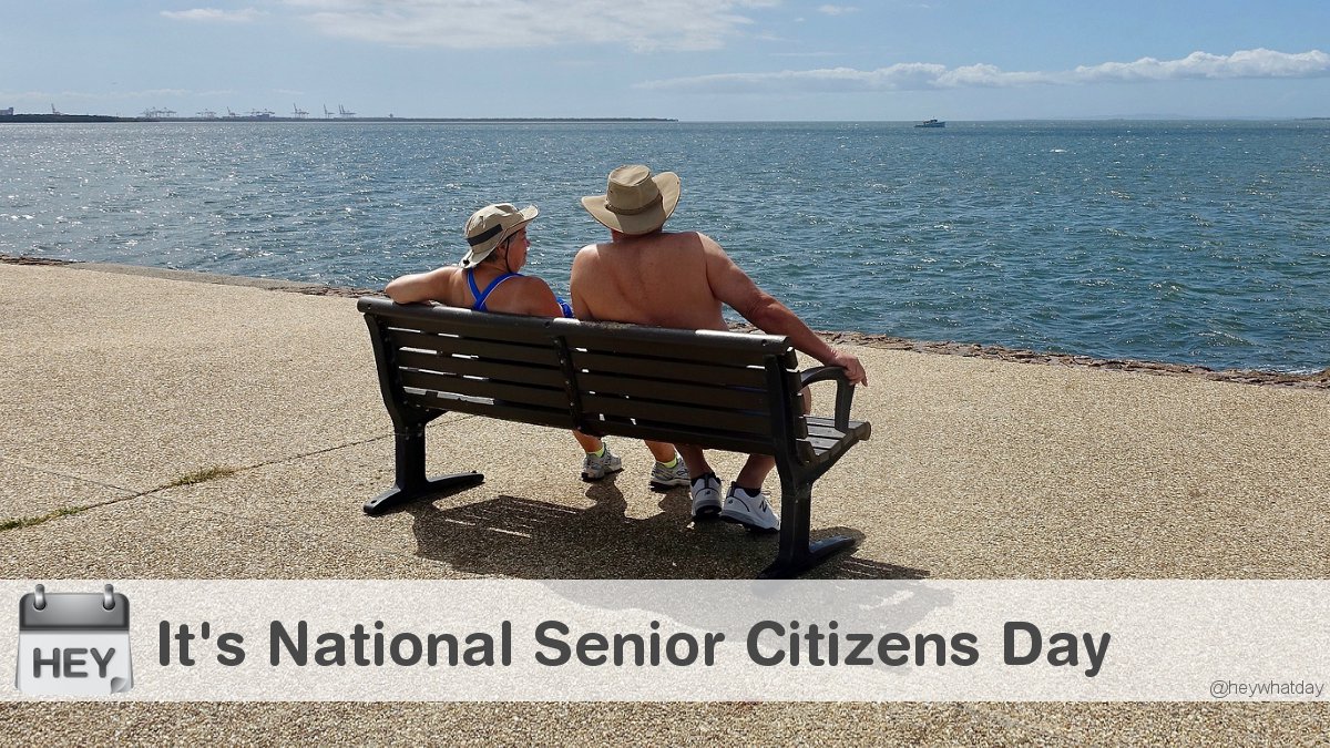 It's National Senior Citizens Day! 
#NationalSeniorCitizensDay #SeniorCitizensDay #Together