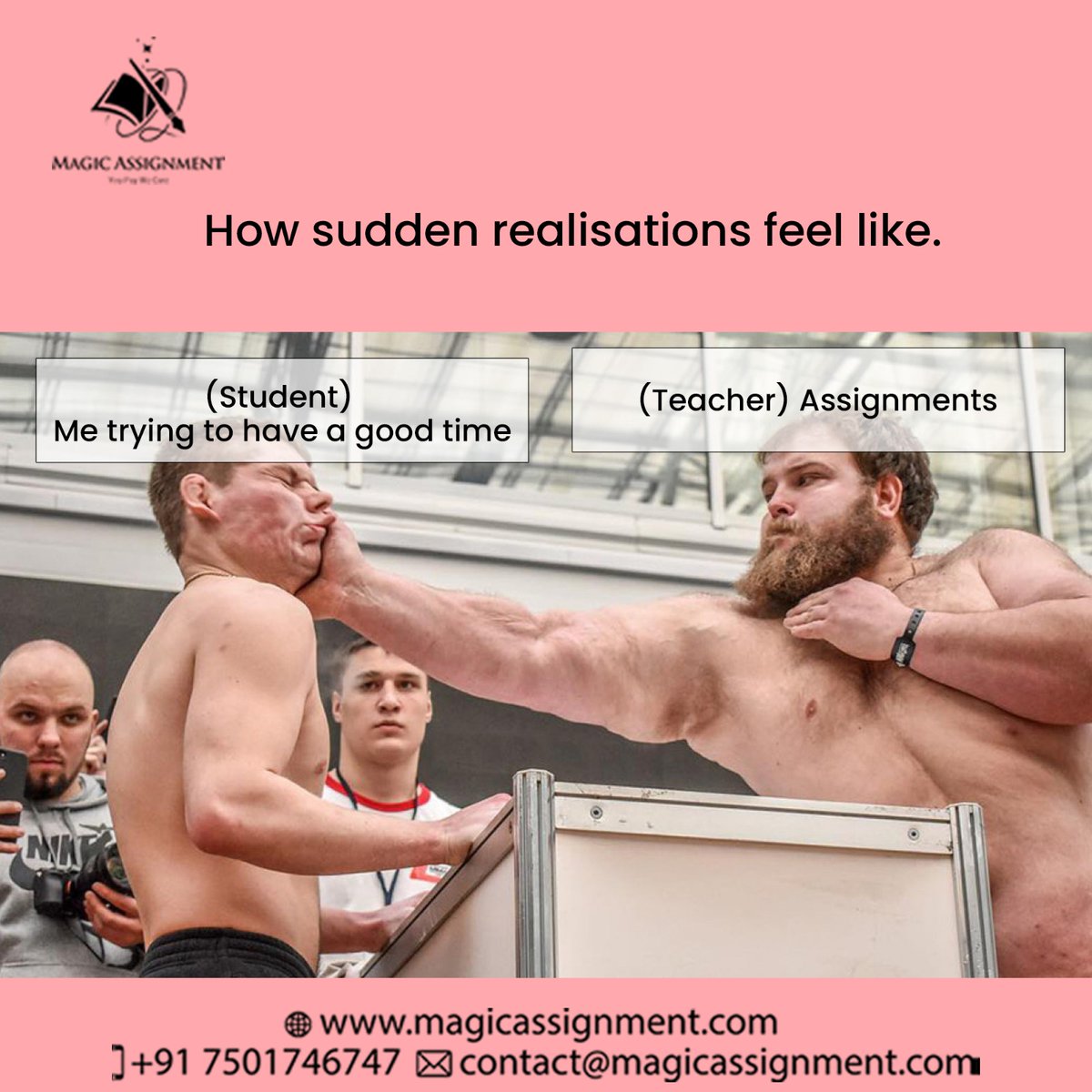 MagicAssignment's tweet image. Tag someone who will connect most to this!
#studyvisa #studyabroad #canada #studentvisa #ielts #visa #immigration #studyincanada #canadavisa #australia #education #study #assignmenthelpworldwide #magicassignment #assignmentguide #assignmentmagic #MA #magicment #LSBU