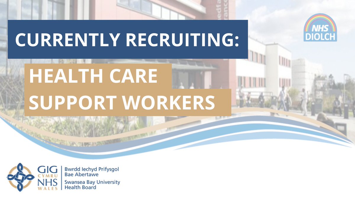 Are you looking for a new challenge? If you have care experience, we are recruiting a number of Health Care Support Workers in Morriston Hospital and would love you to join us.

To apply, click here: sbuhbcareers.nhs.wales/nursing-vacanc…
