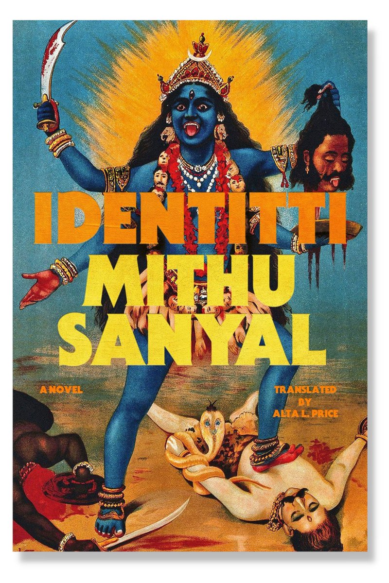wwborders's tweet photo. First, from @translationista: @msanyal's “Identitti” (tr. Alta L. Price, from @astrahousebooks), which will “keep you both in stitches and stocked up on food for thought this summer.” https://t.co/6hQgfnMqRM