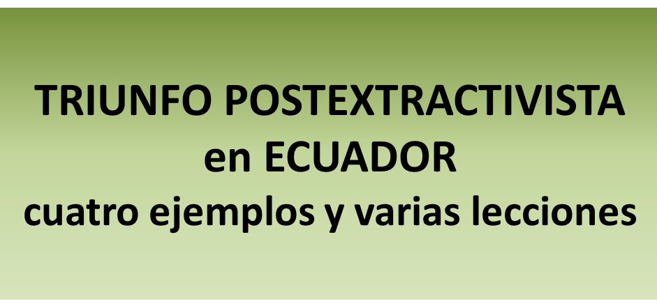 EGudynas's tweet photo. Reflexiones preliminares sobre el triunfo de las consultas populares para frenar el petróleo (en la Amazonia( y la minería (en el chocó andino) en Ecuador en el contexto latinoamericano. Cuatro éxitos y lecciones (hilo): https://t.co/BqhTiukR9a