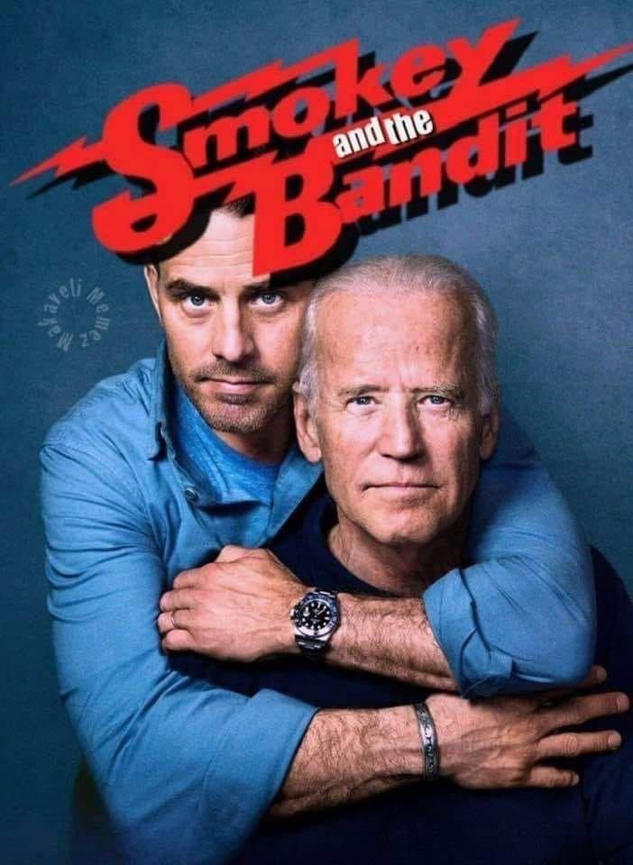 ritethinker's tweet image. Very good depiction of the Biden crooks.