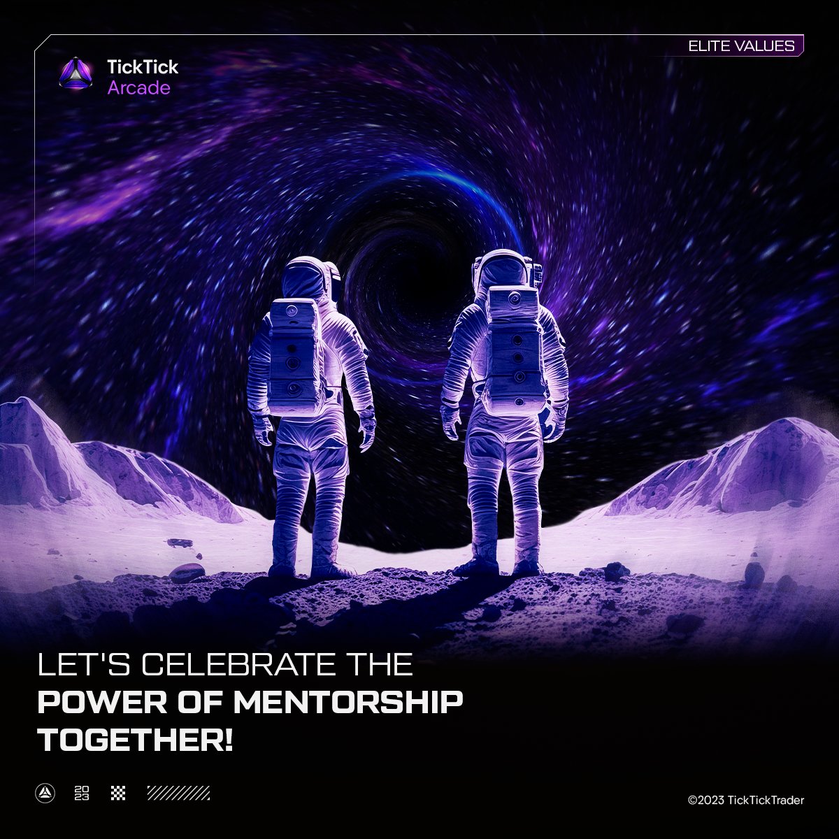 tickticktrader's tweet photo. 👏 Tag a friend who has been your trading guide and mentor. Say thank you to the person who has helped shape your trading journey. Let's celebrate the power of mentorship together!
#TickTickArcade #EliteValues https://t.co/j3AfWBVixW
