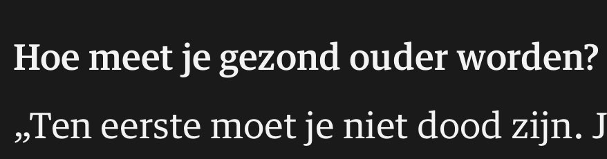 Ik leer zo veel uit de krant.