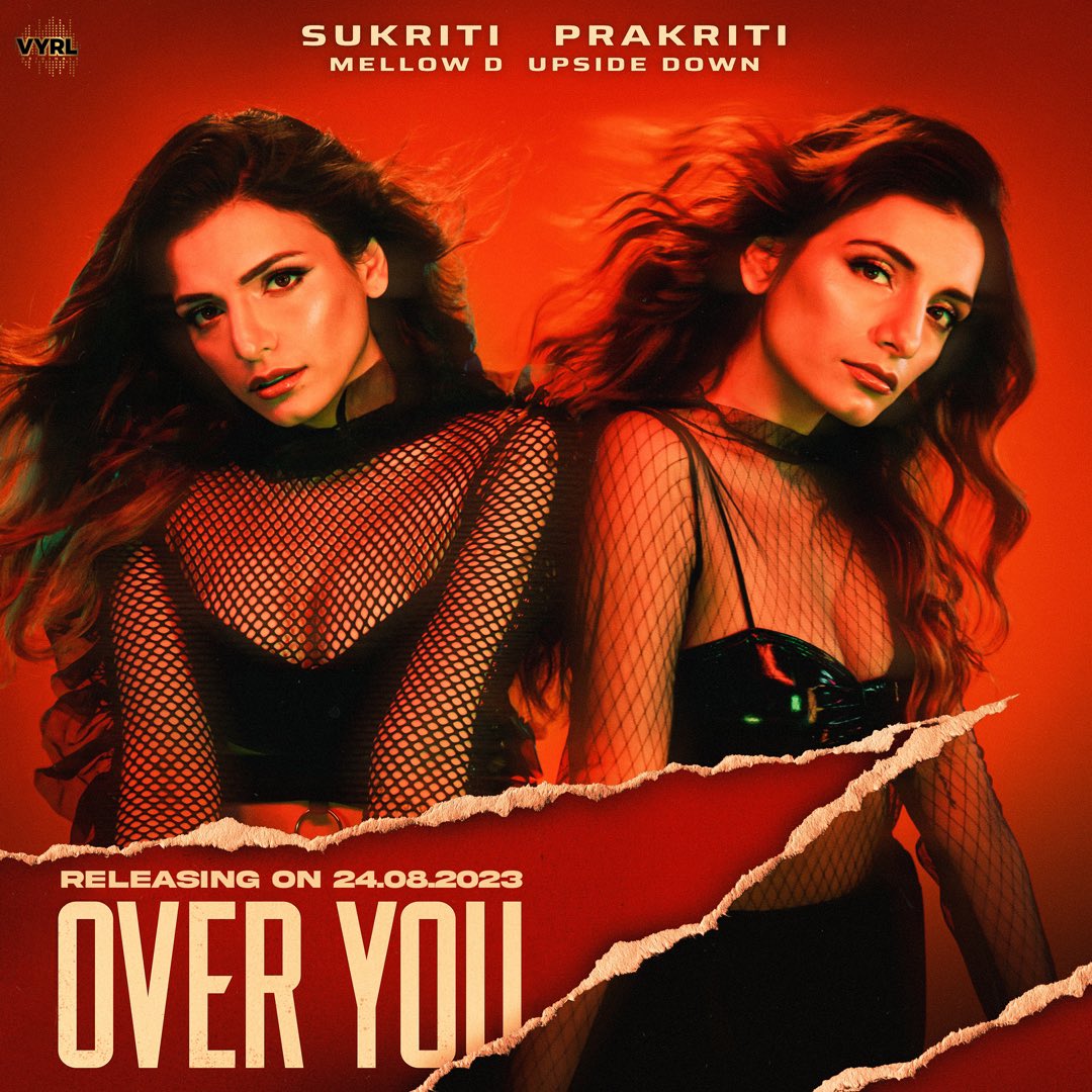 Sukritikakar's tweet photo. 24.08.2023 ❤️‼️🥁❤️‍🩹 OVER YOU ❤️‍🩹 @PrakritiKakar https://t.co/0awAUBiT1N