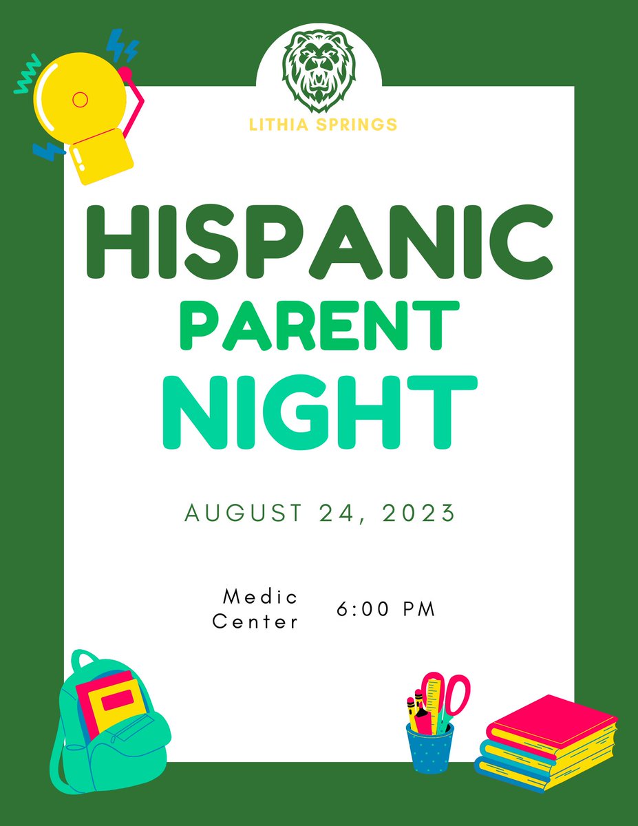 LSHS_Counselors's tweet photo. Hispanic Parent Night is approaching! https://t.co/z0mIoZOTTc