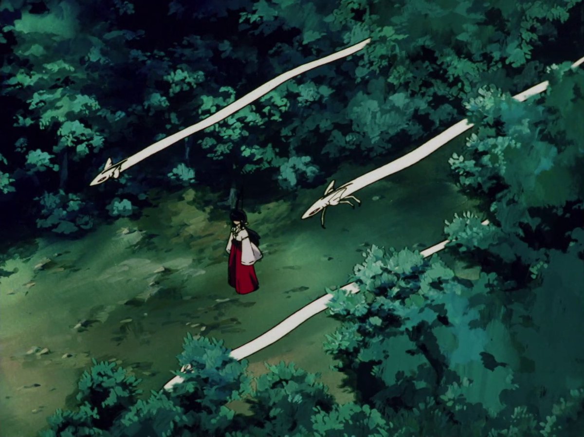 ShrineMaidenNet's tweet photo. Kikyo, night and flowers.🌼 

#kikyo #anime #iy #stills https://t.co/7uk6ofexmR