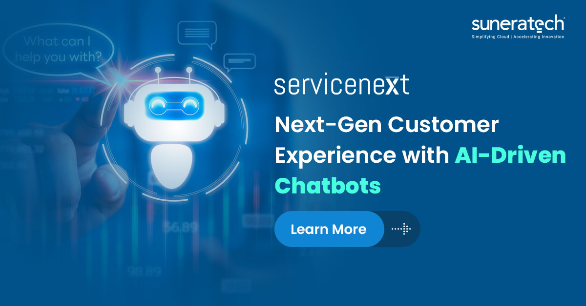 sunera_tech's tweet photo. Providing 24/7 customer support is crucial for #businesses to achieve enhanced #customerexperience. Suneratech's #ServiceNext offering can take your customer satisfaction index to the next level with #AI-powered #chatbots.

Talk to an Expert - https://t.co/g8OSqKINxW

#smartbots https://t.co/0wVhTmFQFF