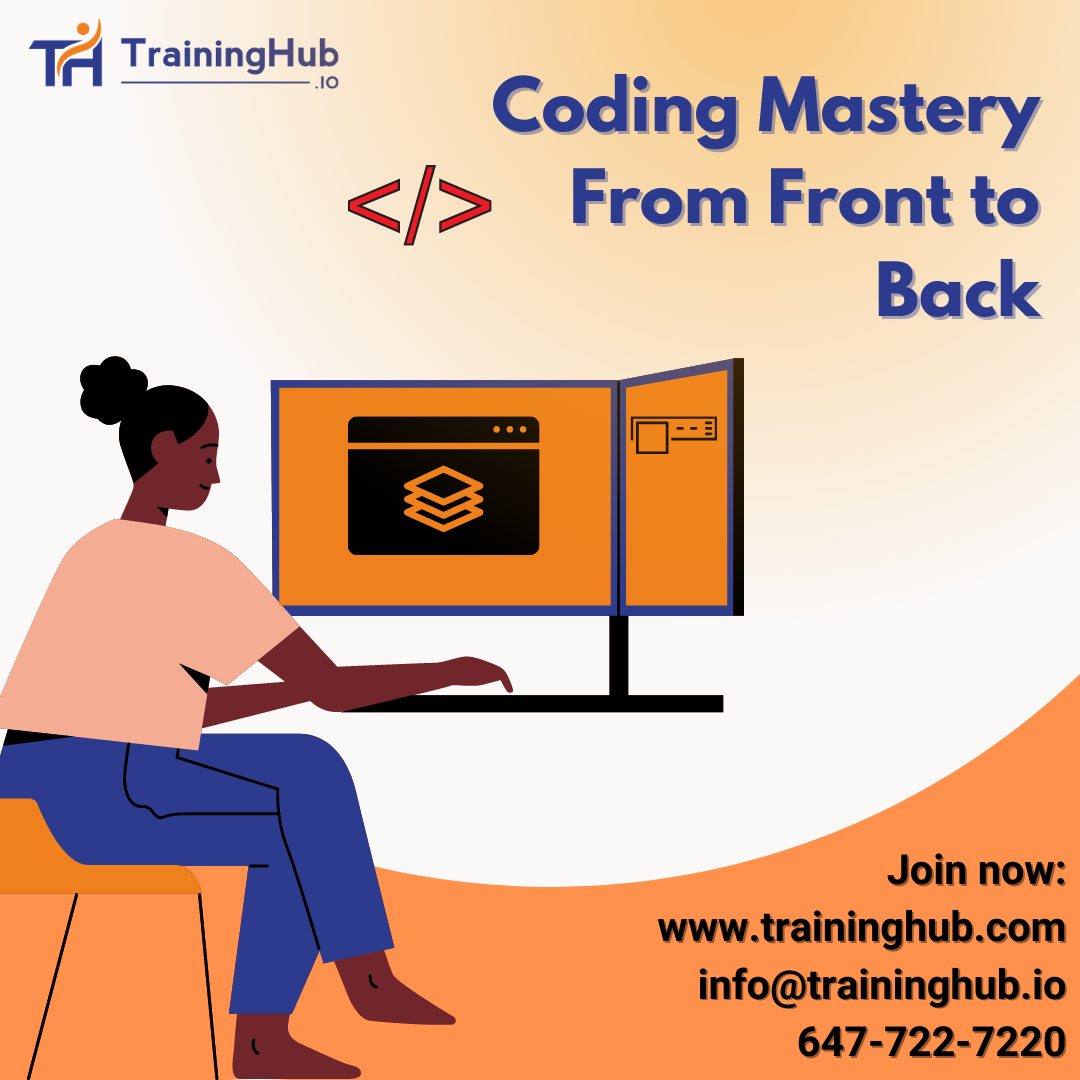 TrainingHubCAN's tweet image. Become a master of all things tech with our Full Stack Development training! 📷📷 Gain the skills needed to build dynamic websites and mobile apps, and unlock endless career opportunities. Join us today and level up your coding game! 📷📷 #FullStackDevelopmentCourse #Traininghub