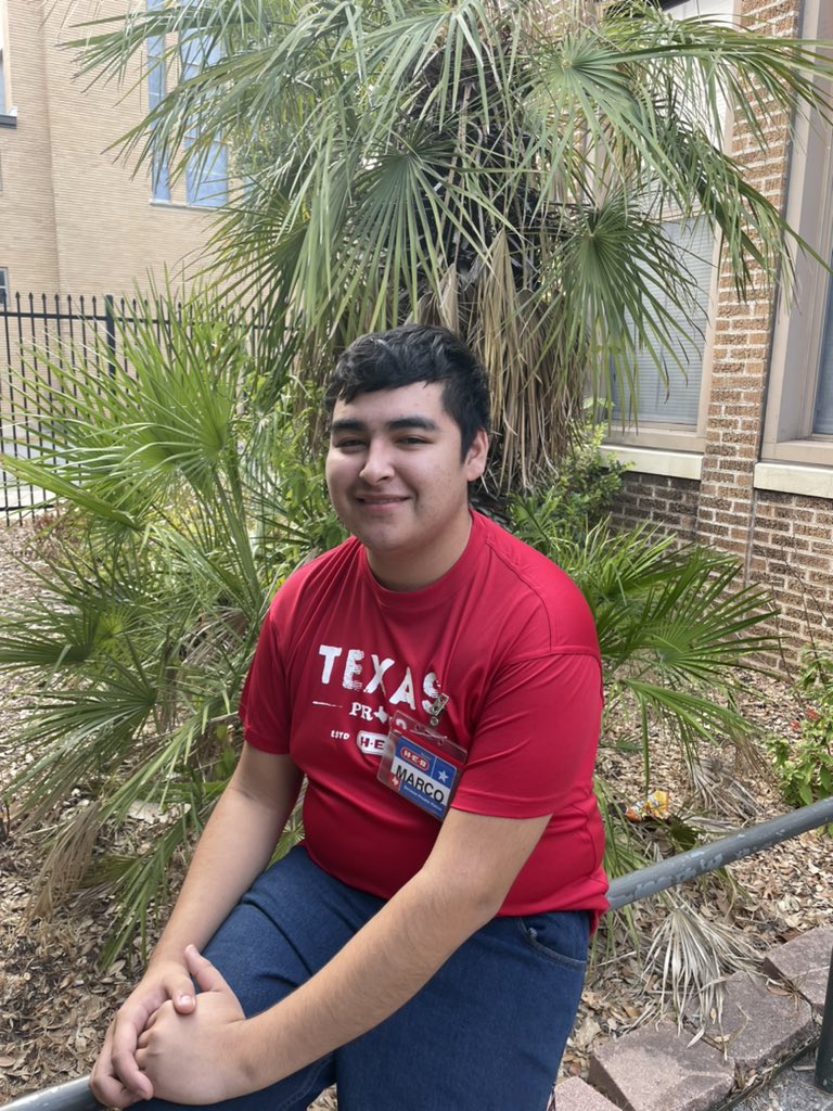 Wow great way to start off our new year!! New year new job for one of our team members. Marco spent his first year at HEB grocery one of our vocational sites. This confident young man applied and was Hired!!
So proud of you!! Congratulations!