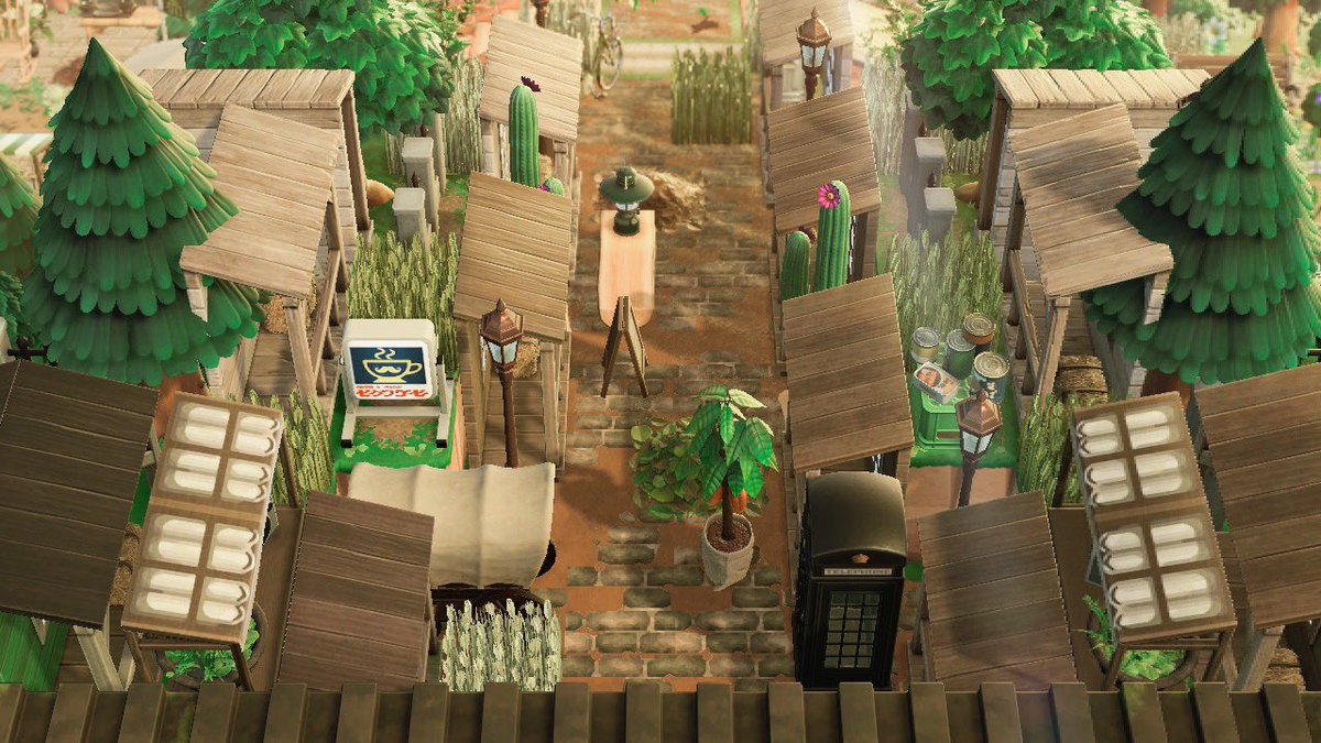lalamek15's tweet photo. 畑と、古い商店街と

#AnimalCrossingNewHorizions #AnimalCrossing #ACNH #あつ森 https://t.co/uxHs60QpCi
