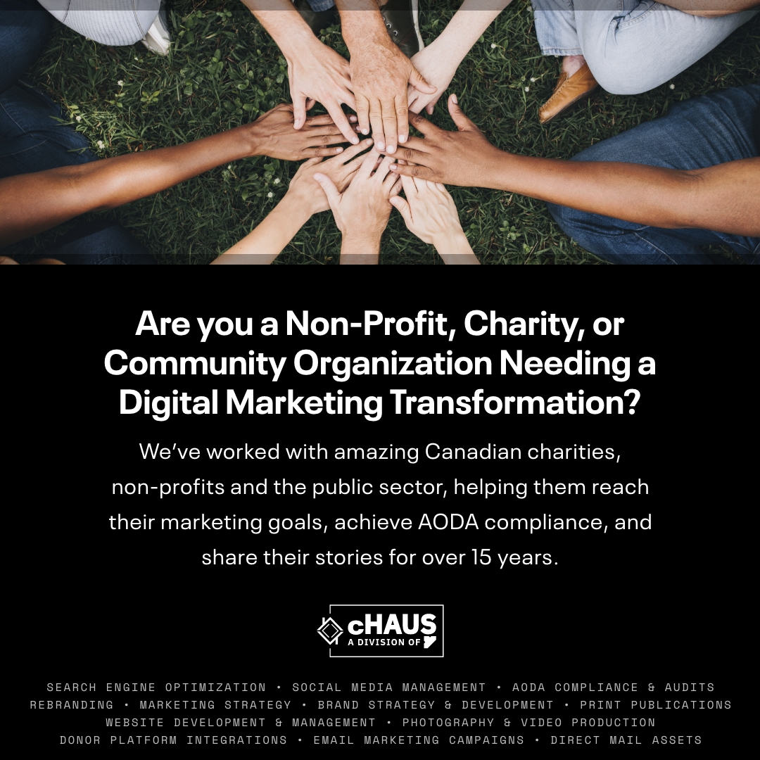 Did you know that the cHaus team has extensive experience working with and for non-profit organizations to help them succeed with their digital marketing initiatives?   Learn more here: buff.ly/45acOZF
