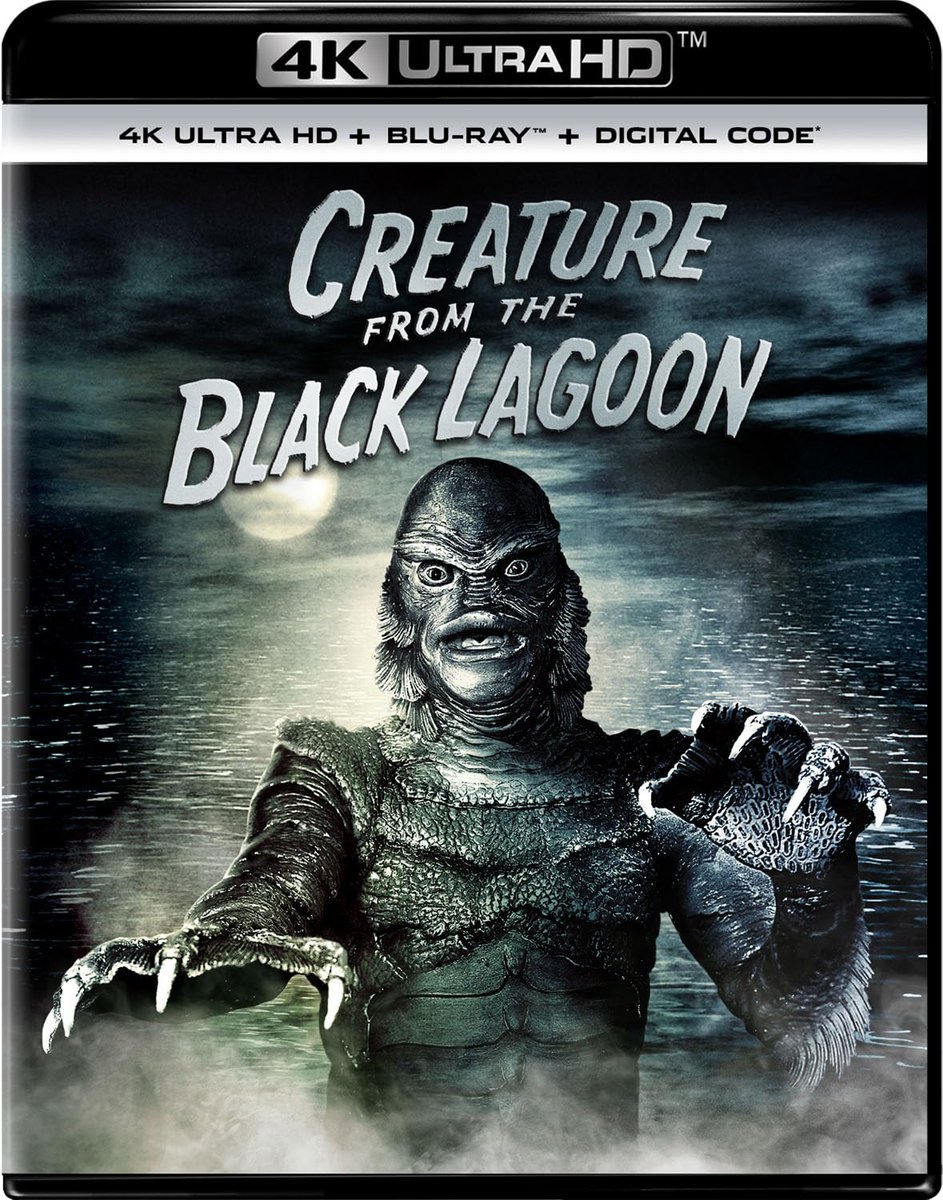 hdreport's tweet photo. Creature From the Black Lagoon (1954) is now up for pre-order in a single-movie 4k Blu-ray combo edition releasing Oct. 3. Link to Amazon https://t.co/z5ZqWaZAdh

#CreatureFromTheBlackLagoon #Monsters #Universal #Classics #UniversalClassics #PhysicalMedia #Ad