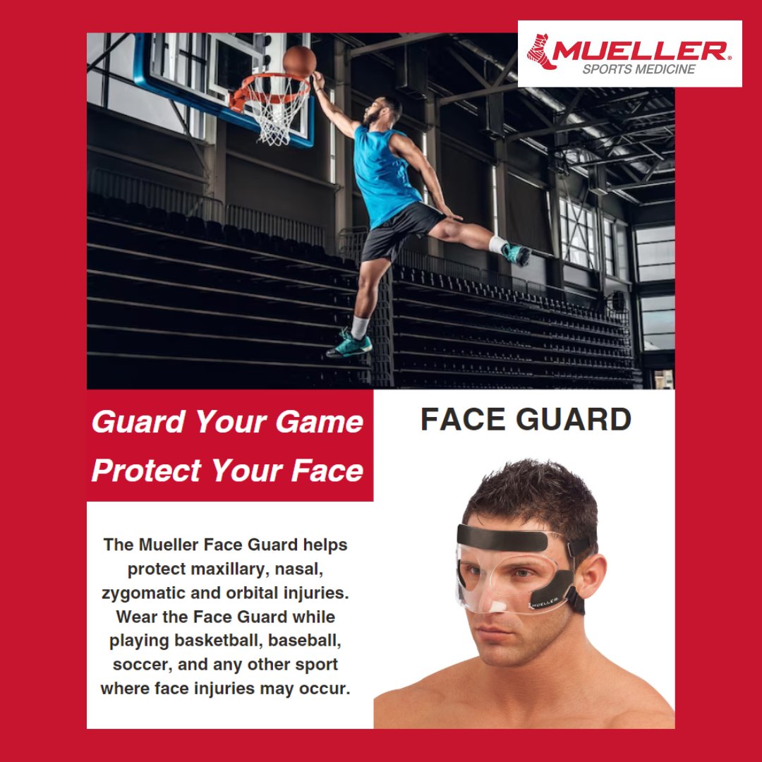 MuellerSportMed's tweet photo. Guard Your Game, Protect Your Face!
#backtoschool #backtosports #teammueller #muellerready #builtinsport #madeforlife https://t.co/AiFTp1XEgo