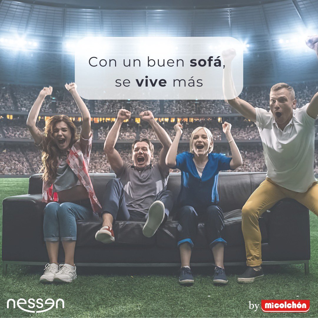 Un #sofá Nessen es un gol en el 90’⚽️

📍Ven a nuestras tiendas y conoce los mejores sistemas de #descanso. 
Vive la auténtica #sofaexperience y ¡márcate un tanto!

¡Enhorabuena campeonas!❤️💪

#campeonasdelmundo #marcha20km #nessen #micolchón