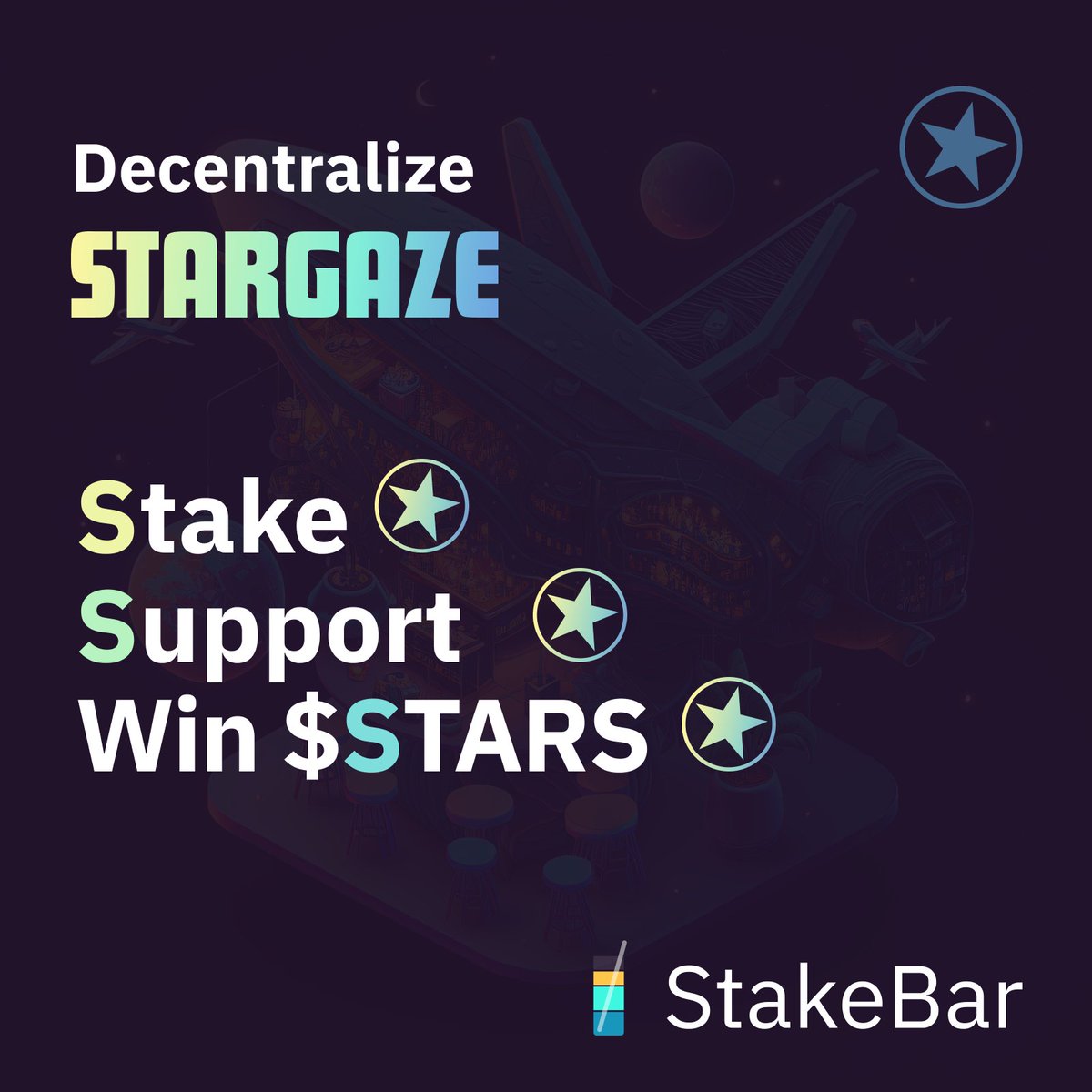 StakeBar tweet media