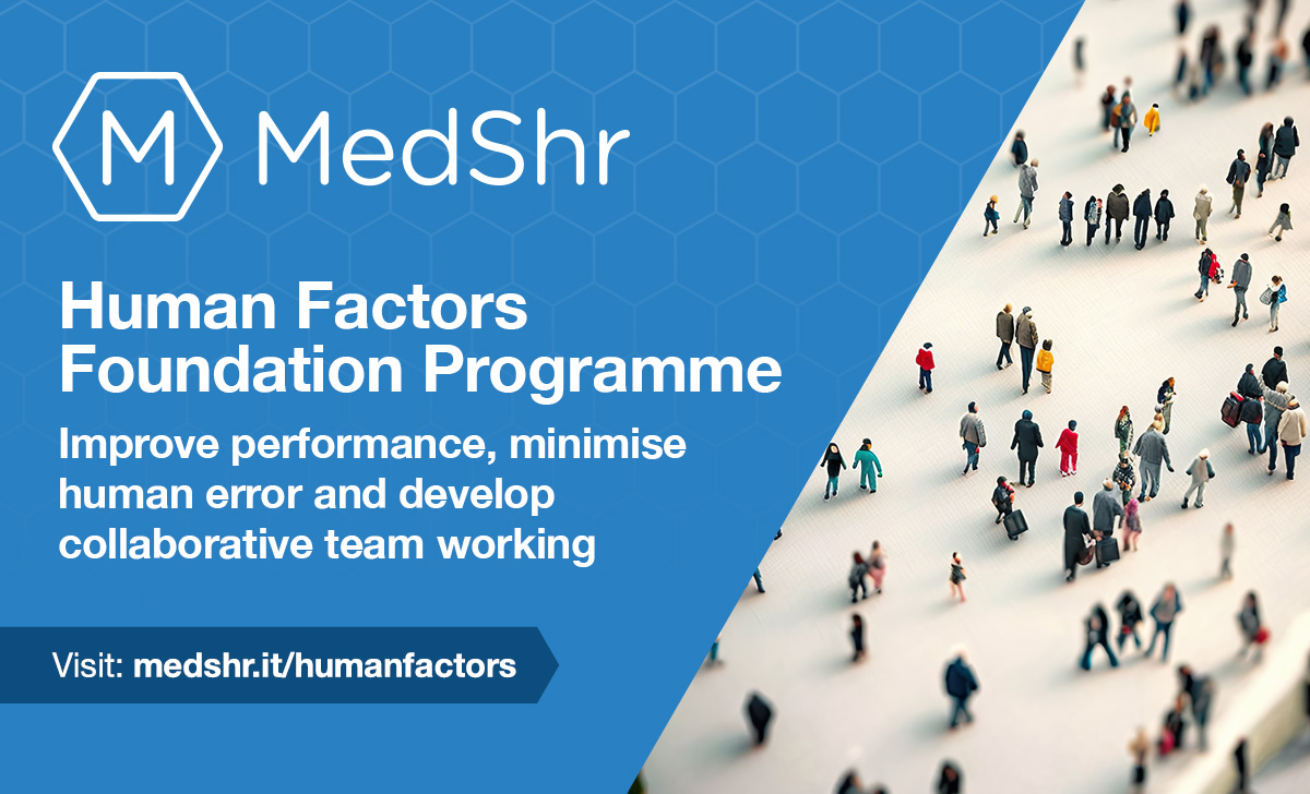 MedshrLearning's tweet image. Understanding how Human Factors can affect our performance is a vital skill that helps us to interact much more effectively, especially during times of increased pressure. Find out more in our #HumanFactors Foundation Course: ow.ly/MEIW50PAHWZ #MedEd #NHSstaff #MedTwitter
