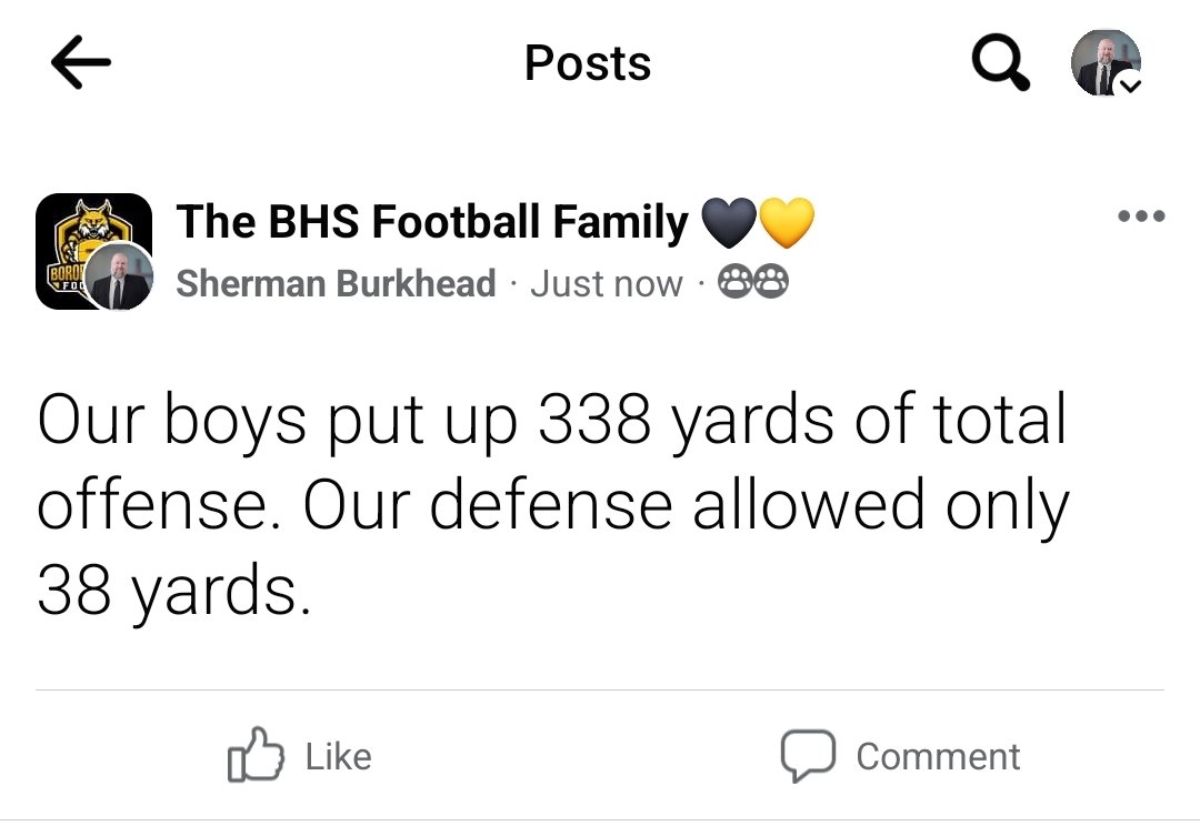BoronFootball's tweet photo. The numbers don't lie! #oneteamonedream #boronfootball #bobcatpride https://t.co/s3nrKeuPdm
