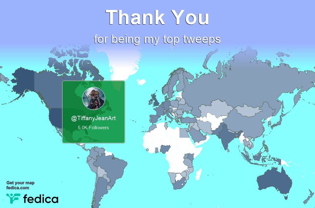 Special thanks to our top new tweeps this week <a href="/TiffanyJeanArt/">❤Tiffany Jean Art❤</a>