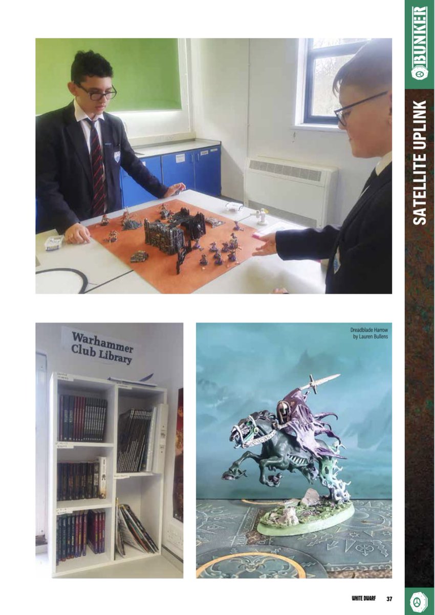 So excited to share our article from <a href="/warhammer/">Warhammer Official</a>’s Whits Dwarf magazine!

Check it out and a big well done to the Warhammer Club! 🎯👾🧙‍♂️⚒️

#WhiteDwarf #Warhammer