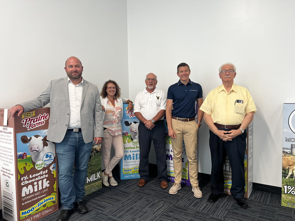 wvmanufacturers's tweet photo. On the road today at Mountain Top Beverage with members of the WV Legislature. Got shelf stable milk (or plant based beverages, coffees, teas, protein shakes)? If you do, there’s a good chance it came from Morgantown, WV. #wvma https://t.co/ooLucXZDQU