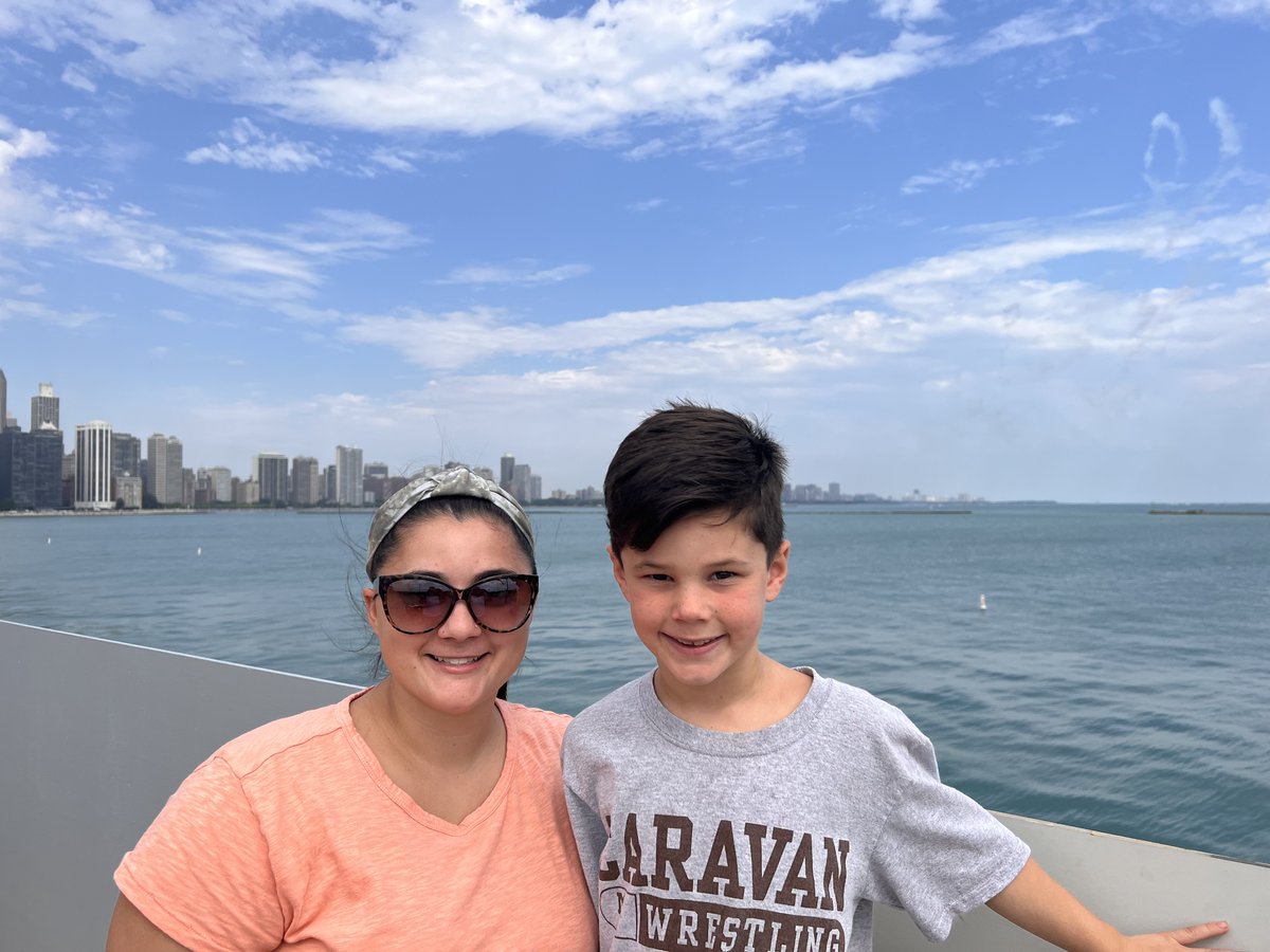 A big thank you to CDWM for inviting members of our Transportation group and their families to watch the Air & Water Show this Saturday. Pictured below is Transportation VP Borut Vujic and family, and Jennifer Jablonski's daughter and nephew enjoying the show!
#cotterway #wbe