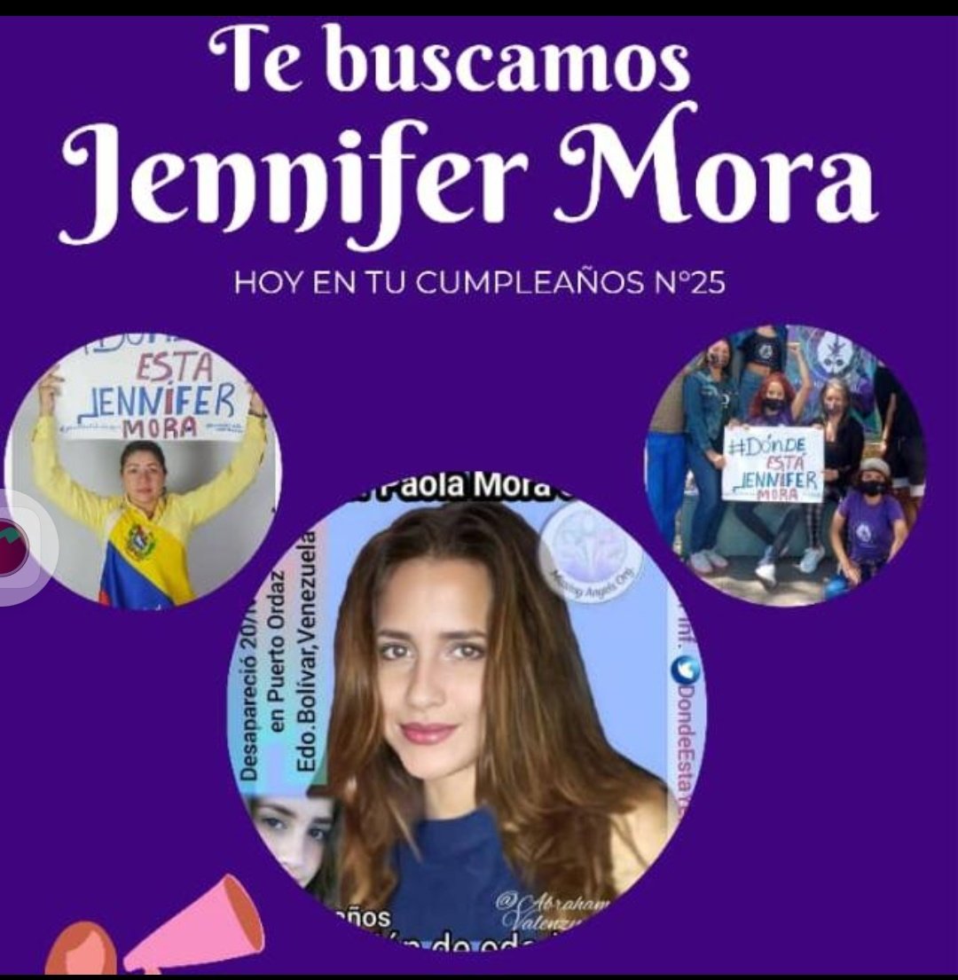 manuelita1504's tweet photo. #21Ag
RECORDAMOS a
Jennifer Paola Mora
20/11/16:
Estaba en el Balneario #MiBohío #PtoOrdaz #Bolívar y #Desapareció.
Madre @YennysSanchez;
"NO QUERÍA IRSE, SE LA LLEVARON"
Investiga Delitos Comunes, pero es "ES TRATA"
PEDIMOS: Fiscalía Especial
@TarekWiliamSaab
@AsiaVillegasP https://t.co/gQt894eTXT