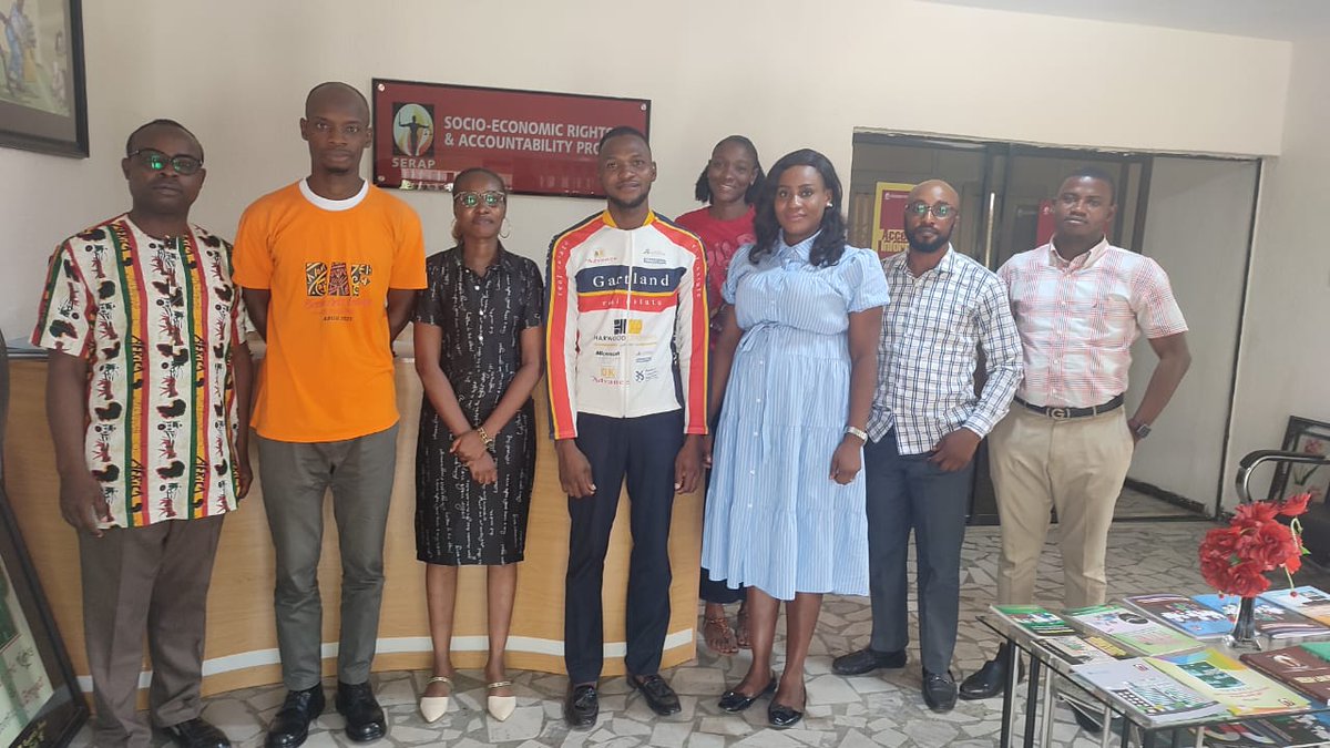 Our working engagements with the SERAP Nigeria...