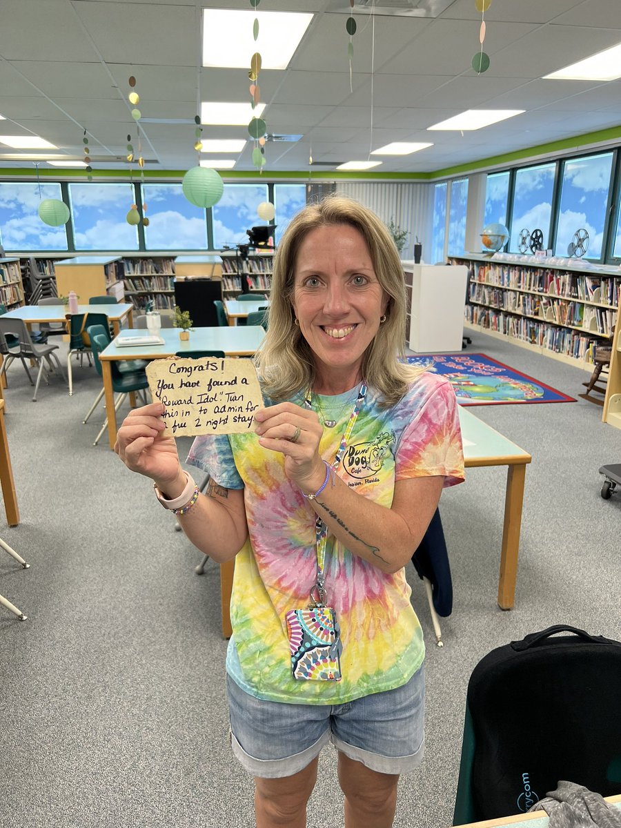 PrincipalPagano's tweet photo. Mrs. McGrath and Mrs. Moynihan found our first two hidden idols!! Congratulations!! There’s more to be found! #wearechocachatti https://t.co/s3DW7tjkoM