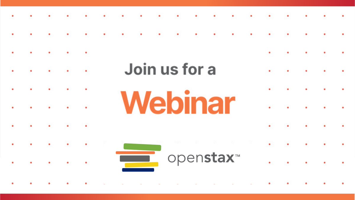 📚 Get ready for an amazing school year! OpenStax’s free OER resources have got you covered. Explore engaging materials for K12 students and teachers. Learn more at a dedicated ‘how-to’ webinar for #K12 educators! Register here: event.on24.com/wcc/r/4295107/…

#BackToSchool #OER