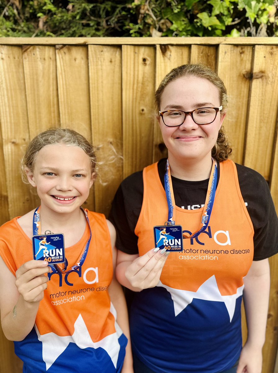 So proud of George and Charlotte! 60 miles completed and £475 raised for @mndassoc so far with more coming in for this worthy cause! If you’d like to donate to George and Charlottes fundraising please get in touch 💙🧡 #TeamMND