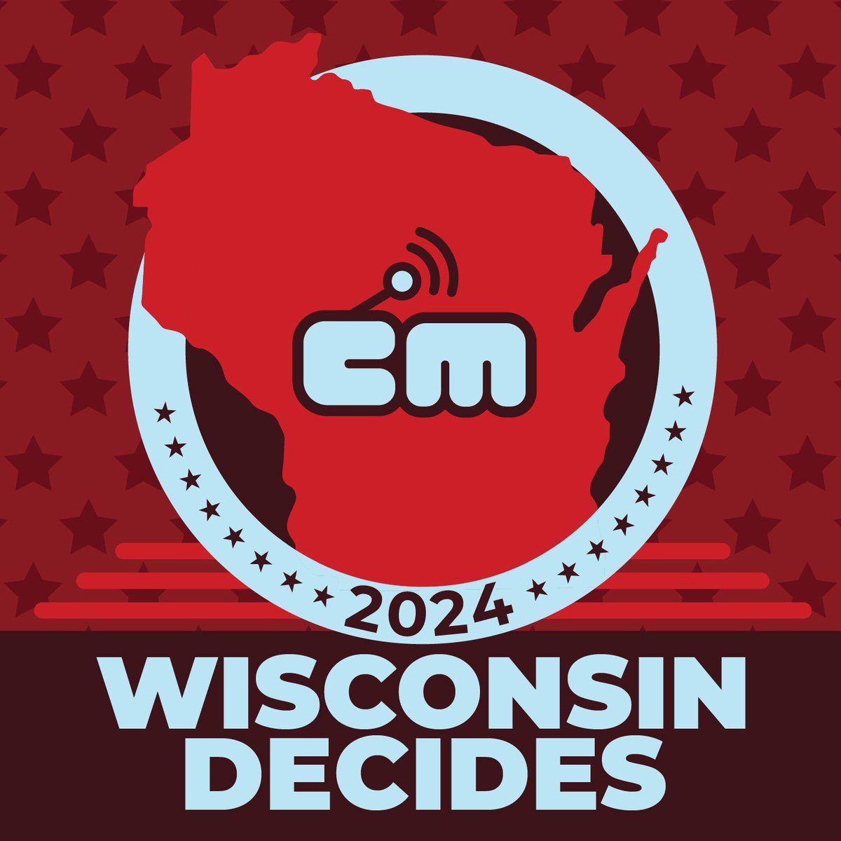 CivicMediaUS's tweet photo. Wisconsin Decides 2024: The Road To The GOP Nomination Begins Here! On Wednesday, August 23rd, you’ll find complete coverage of the first Republican Presidential debate all day on your local Civic Media radio station. https://t.co/WLfJLahfNT