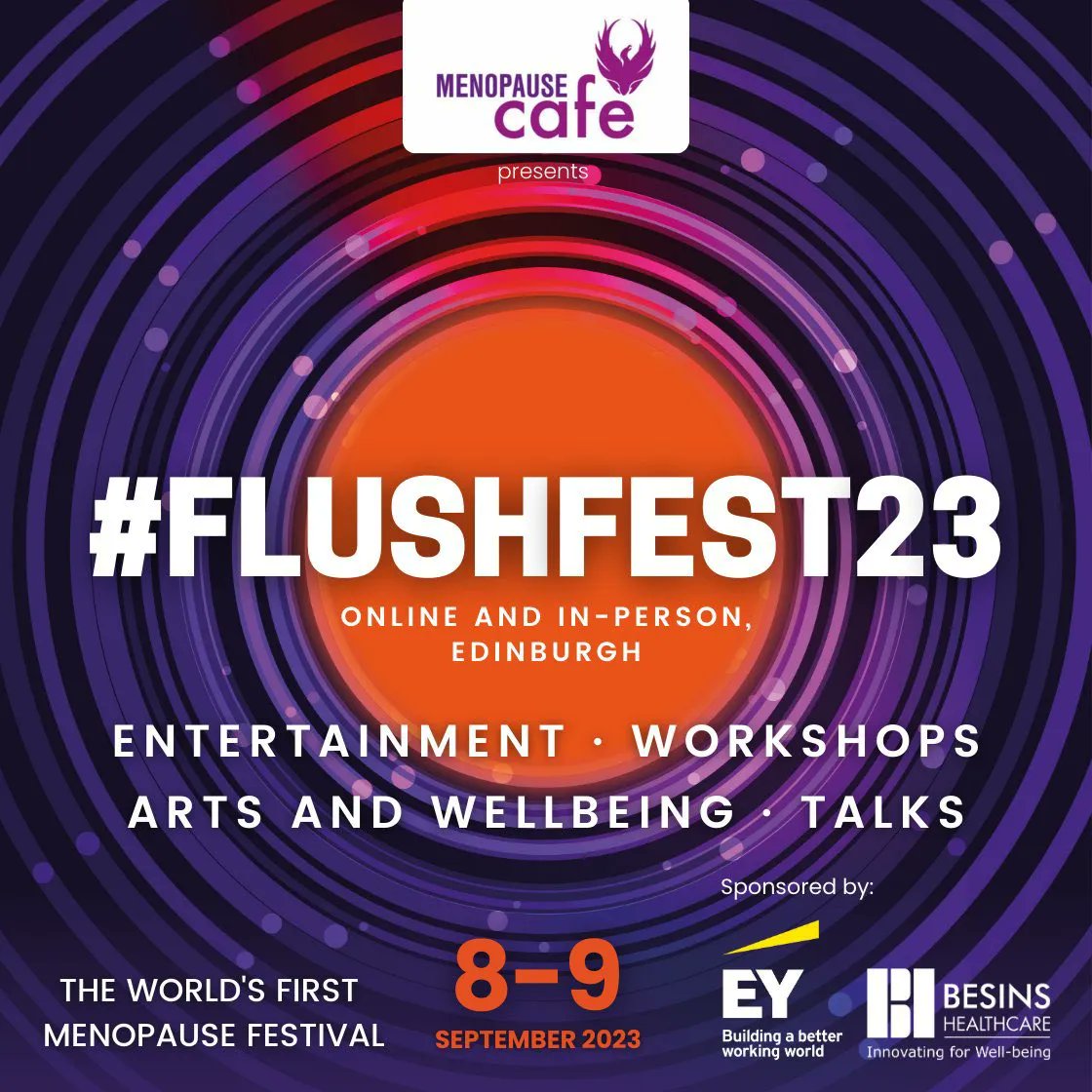 rowanconsult's tweet photo. We are proud to be supporting #Flushfest again this year, hosted by @Menopause_Cafe.
2 days of fun, informative, supporting and inspiring sessions, designed to support and guide you through #menopause. Find out more and book your tickets here: https://t.co/swviJoQ460
#wellness https://t.co/at3hXGMrZN