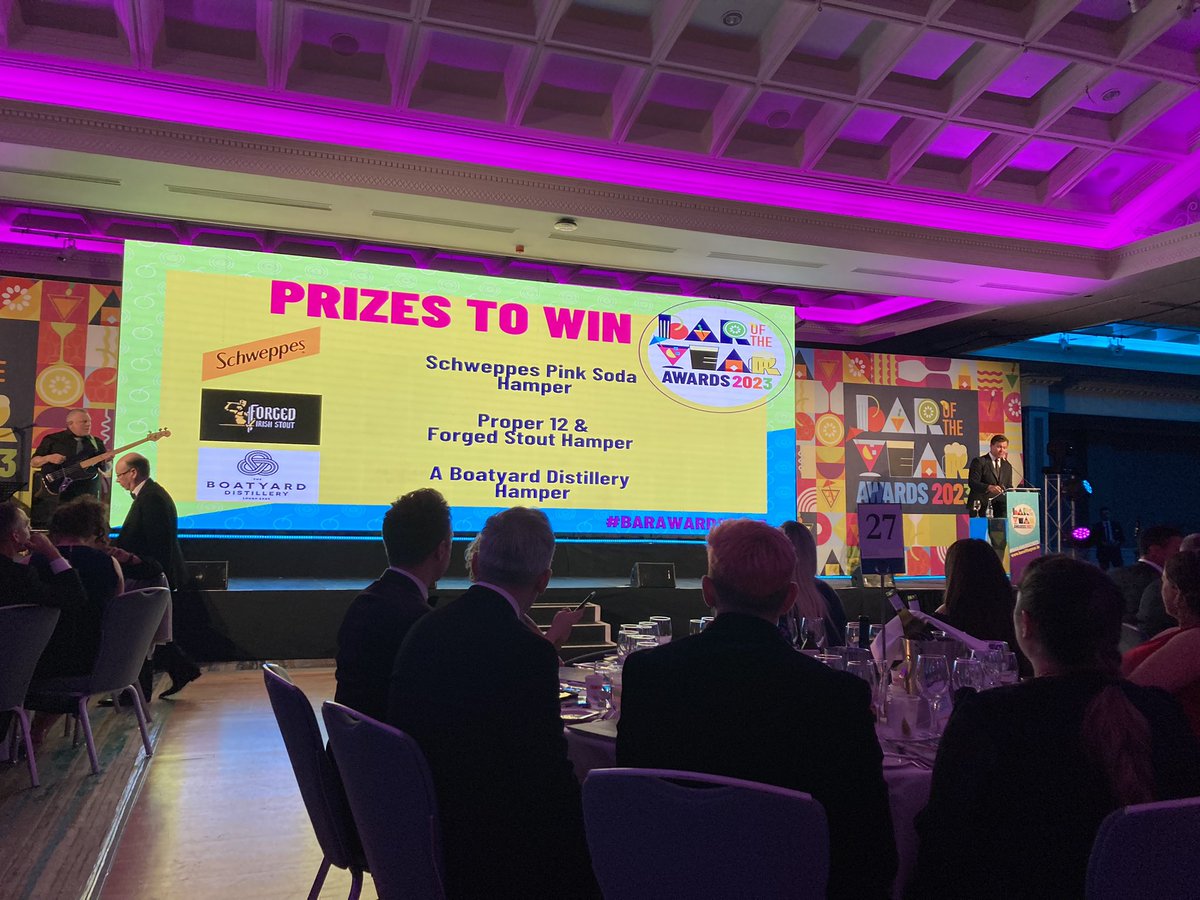 Anton Savage kicking off the Bar of the Year Awards 2023