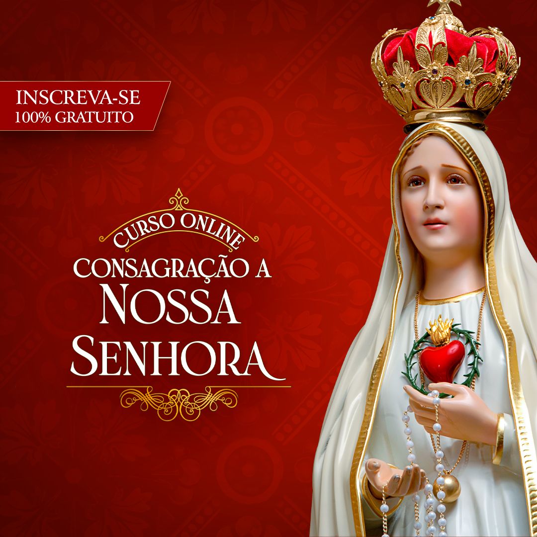 Você tem problemas? Ânimo! 

Entregue a Maria o bem mais precioso, o seu próprio coração, e receba de volta, pelas mãos Dela, o Sagrado Coração de Jesus!

 CONSAGRE-SE! O curso é online e 100% gratuito.

Clique no link faça a sua inscrição! 👇🏻

*bit.ly/rainhaminha*