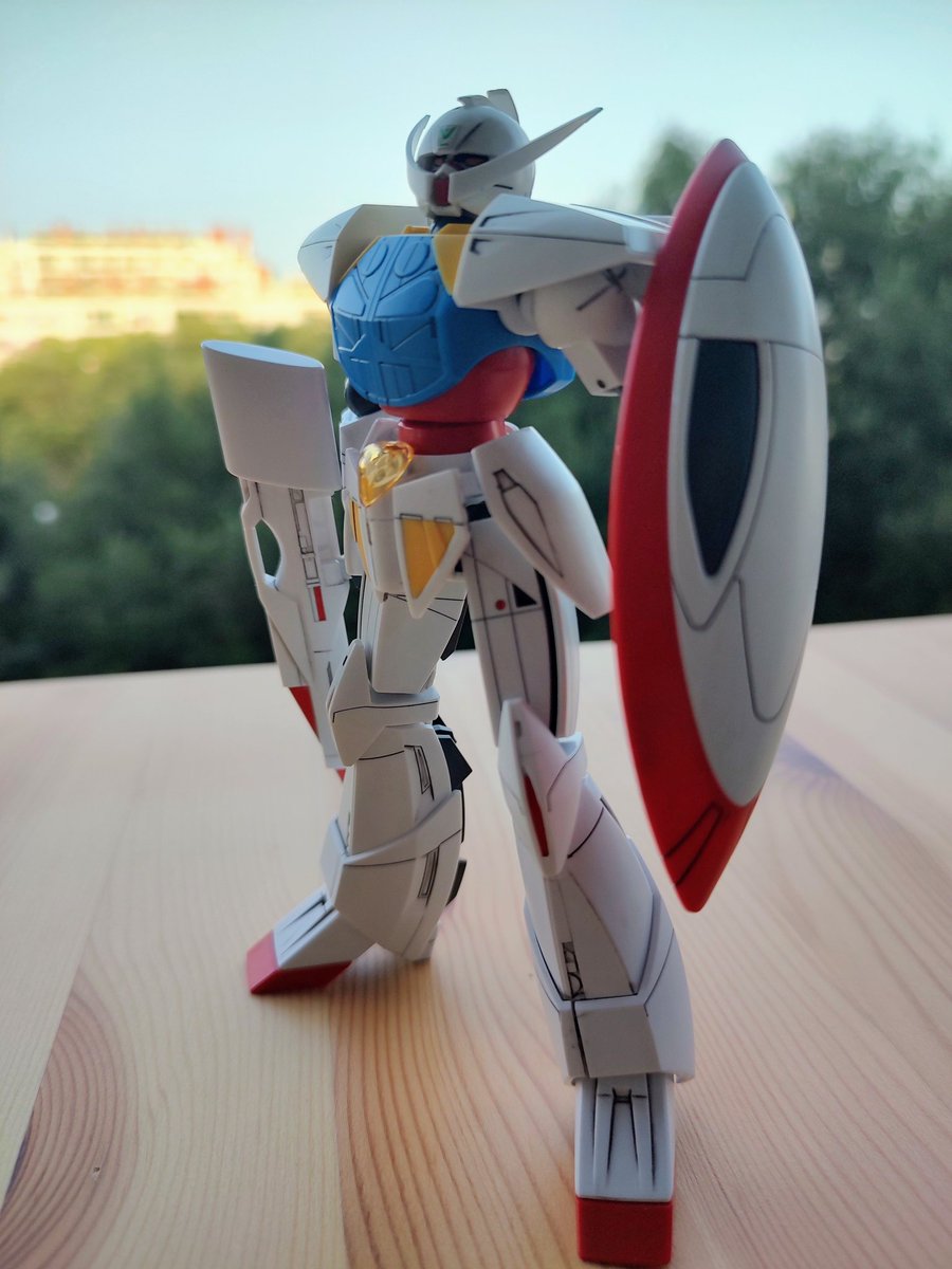 MykeGreywolf's tweet photo. Here it is! The High Grade Turn A Gundam!

Got it as HG because there is no RG version yet, and yet it's such a distinctive design from one of the best Gundam shows! The model has quite a few issues, but it's worth getting, I feel.

Doesn't it look dashing with its moustache? 🥰 https://t.co/vvRxUwRVlP