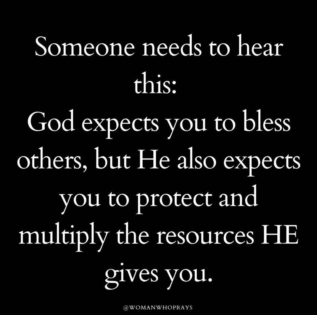 We can all agree that God wants you to be bless.

To do so, it's important to protect &amp; multiply the resources He's given you.

Ready to learn about the next thing that we have for you to go to the next level? Then tap this imagine in the link in our bio.