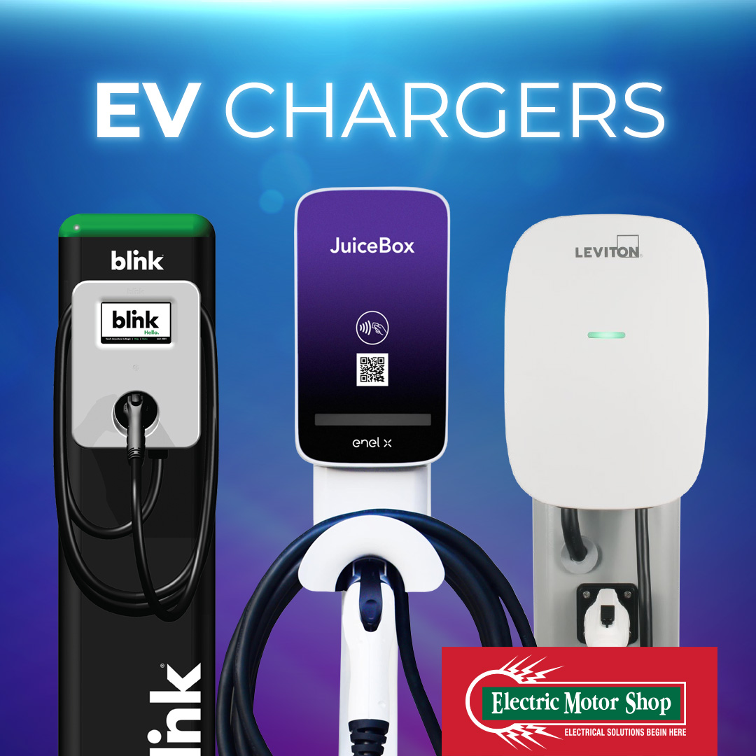EMSFresno's tweet image. Exciting news, everyone! Charge up your ride with Electric Motor Shop&apos;s new EV chargers. From home to business, we&apos;ve got your charging needs covered.

Learn more on our website today!  emshop.com/iuygtec

#evcharger #evcharging #evchargingsolutions