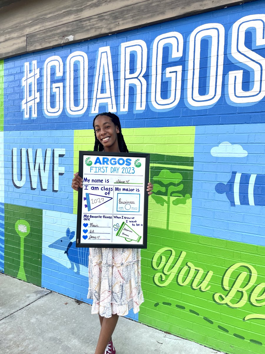 UWF's tweet photo. They grow up so fast.🥺 Happy first day of classes #Argos!

#UWF | #GoArgos https://t.co/Md4jASQWux