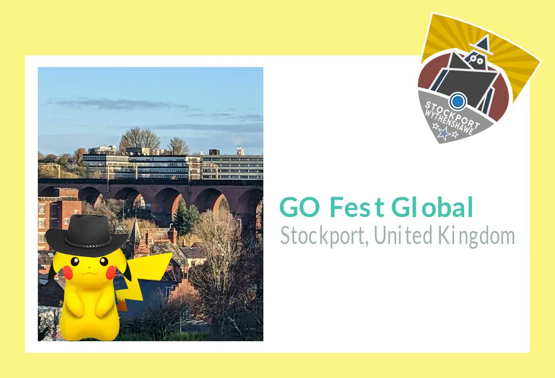 GO Fest is fast approaching! We'll be outside The Plaza in Stockport Town Centre on Saturday, making catches, handing out codes and luring up. Will we see you there? #PokemonGOFest2023 #PokemonGO #Stockport