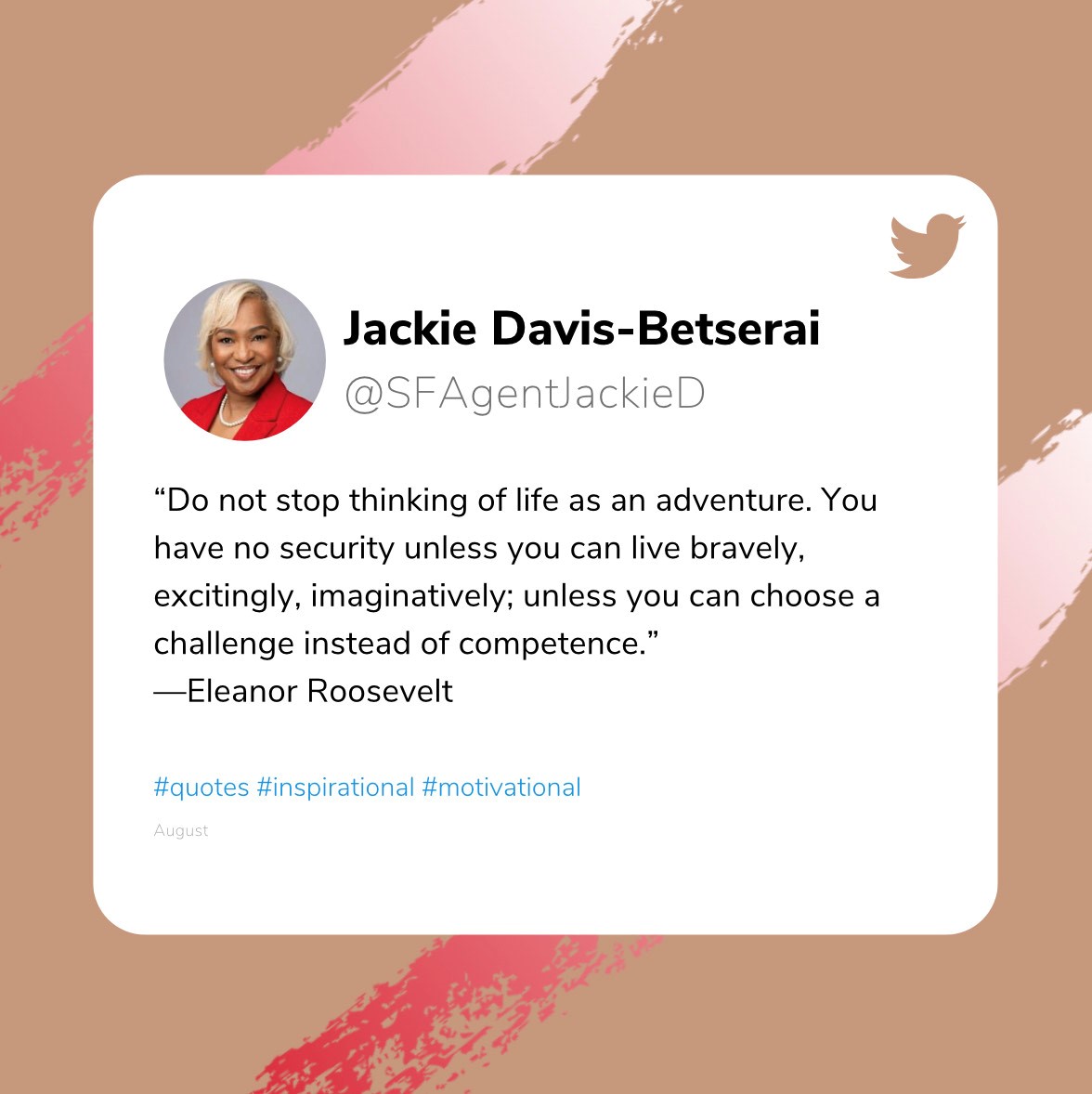 SFAgentJackieD's tweet photo. ❤️Take these words of encouragement today!

#motivation #CantonInsurance #MichiganInsurance #GreatLakes #Canton #CantonMichigan #Insurance https://t.co/EbvtzYNQD9