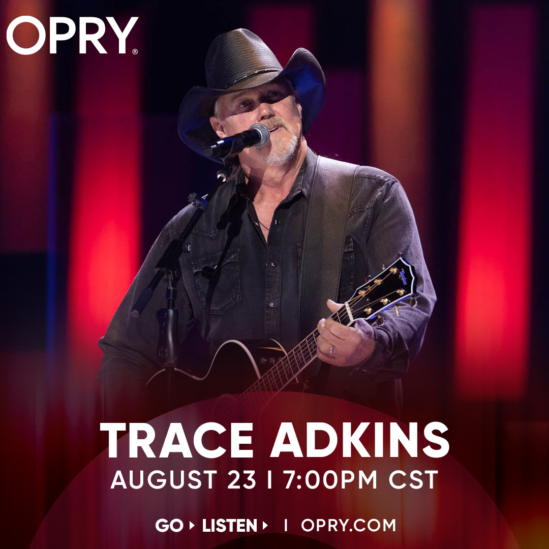 This Wednesday night the Grand Ole @Opry will celebrate the 20 year anniversary of Trace's Opry induction! Go to Opry.com for more info on tickets or tune-in from home on @WSMradio.